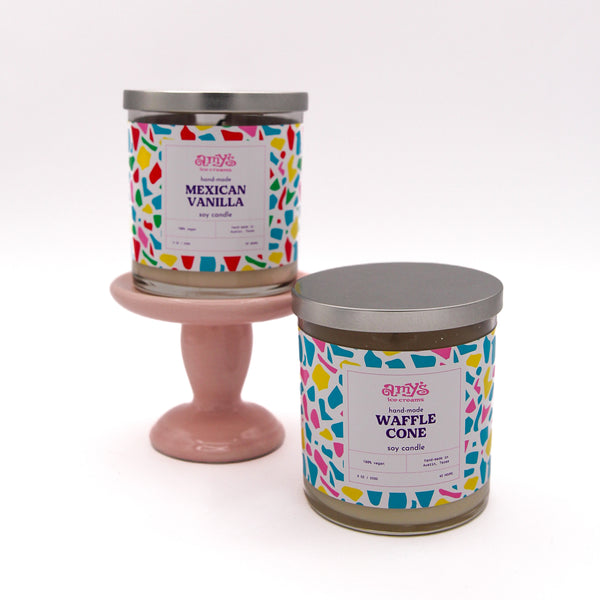 MEXICAN VANILLA Artisan Candle w lid