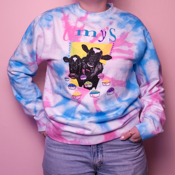 Amy's 1989 NEON SWIRL Tie-Dye Sweatshirt