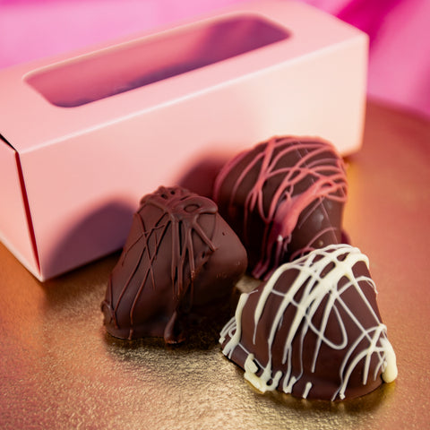 TRIO Assortment Box of Chocolate Covered Strawberries