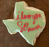 Texas Shortbread Cookies Pack (4 ct)