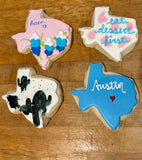 Texas Shortbread Cookies Pack (4 ct)