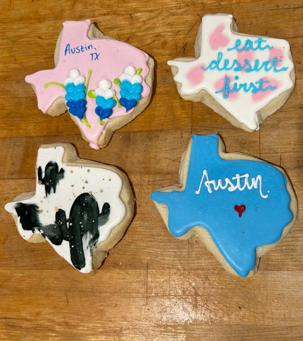 Texas Shortbread Cookies Pack (4 ct)