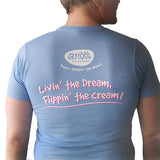 Amy's Ice Creams Living the Dream Blue T-Shirt 