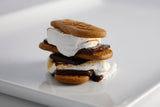 Roasted s'mores melt beautifully. Big Kid S'mores Kit from Amy's Ice Creams.